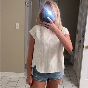 Madewell Cream Top